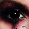 JOR LENSES Mini Sclera Black Full Sclera 17mm