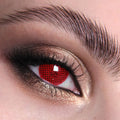 JOR LENSES Red Mesh Halloween 1 Day contact lens