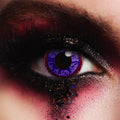 JOR LENSES Purple Glaze Haunted contact lens