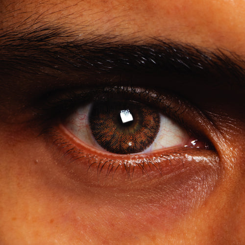 JOR LENSES Auburn Natural Brown contact lens