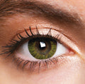JOR LENSES Lime Green Natural Classics contact lens