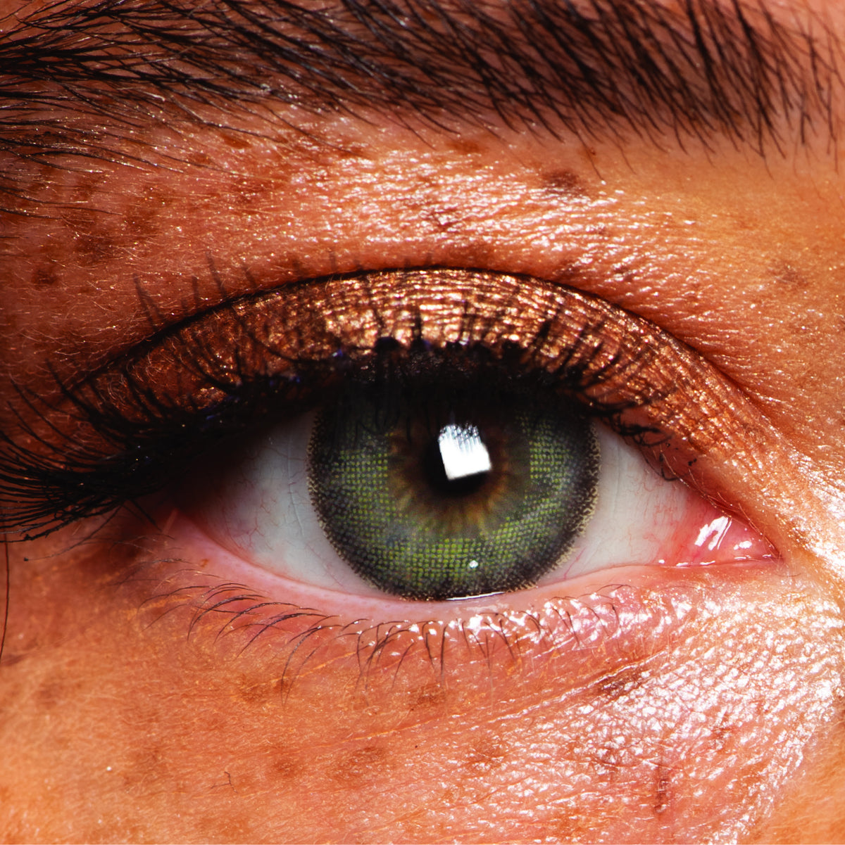 JOR LENSES Moss Green Natural Green contact lens