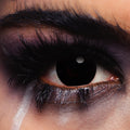 JOR LENSES Black Blind Halloween contact lens