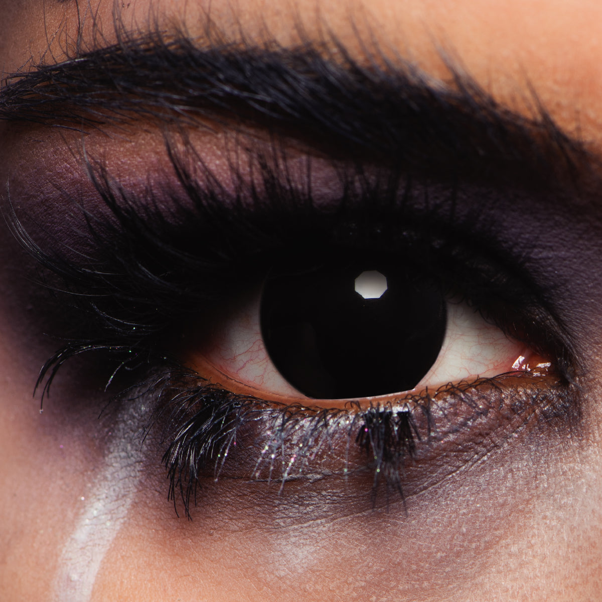 JOR LENSES Blackout Halloween contact lens