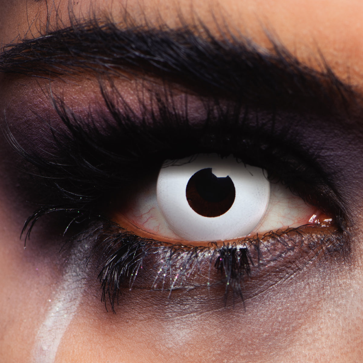 JOR LENSES Whiteout Halloween contact lens