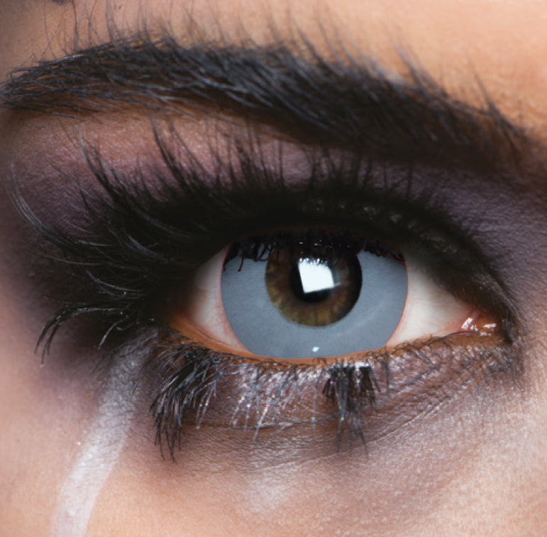 JOR LENSES Zombie Grey Halloween contact lens